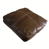 Coussin de sol chesterfield cuir