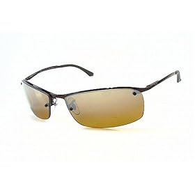 Ray Ban Top Bar RB 3183 014 84 Brown Polarized Brown, 63mm, Free Shipping!