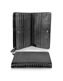 Luana Hares Croco Black Stamped Wallet