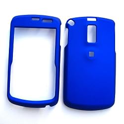 Samsung Jack i637 AT&T Rubberized Snap-on Protector Cover Hard Case Blue
