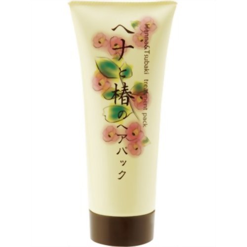 ヘナと椿のヘアパック　黒