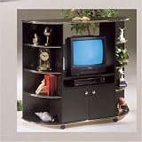 Brookhaven H986 Baldwin Entertainment Center in Black