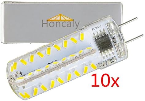 Pack of 10 110v 5w G6.35 GY6.35 LED Light Chandelier Dimmable Bulb Halogen Replacement Warm White 3000k Crystal Ceiling Lamp Light