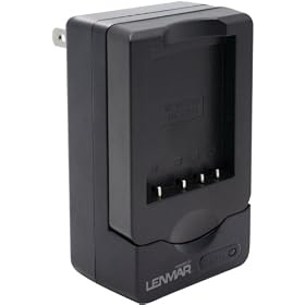 Lenmar CWNB5L6L Camera Battery Charger for Canon Nb-5l Nb-5lh Nb-6l and Nb-6lh (Black)