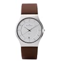 Skagen Herrenarmbanduhr Slimline Leder 233XXLSL