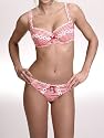 Trachten Dirndl BH Set U50 rot wei&szlig;