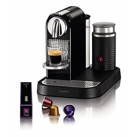 Nespresso CitiZ and Milk by Magimix M190 Coffee Machine, Limousine Black