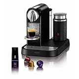 Nespresso CitiZ and Milk by Magimix M190 Coffee Machine, Limousine Blackby Magimix