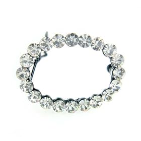 Buy Circle of Light Swarovski Crystal Jeweled Hair Pin by Willowbee