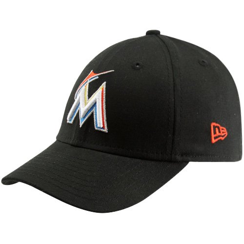 New Era Miami Marlins Youth Tie Breaker Hat - Black
