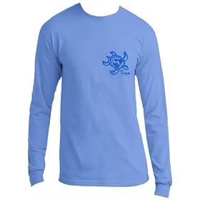 Men's UV Sun Protective, 100% Cotton Long Sleeve T-Shirt (UPF 50+)