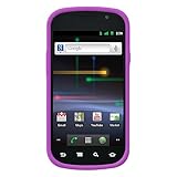 Amzer Silicone Skin Jelly Case for Samsung/Google Nexus S  - Purple