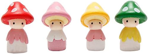 Refrigerator Magnets, Fridge Magnets, Whiteboard Magnets, Office Magnets for Magnetic Whiteboard, Calendar Magnets, Map Magnets, Small Cute Colorful Fun Decoration (Mushroom)