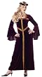 Young Women/Women Burgundy Guinevere Renaissance Costume Gown (Necklace not included)