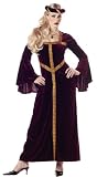 Burgundy Guinevere Costume