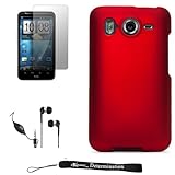 Red Smooth Design Cover / 2 Piece Snap On Crystal Protective Hard Case for  ....