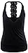 PinupArt Women's Lace Back Wrap Halter Top