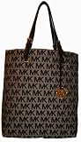 Women's Michael Kors Purse Handbag Tote Beige/Black/Black