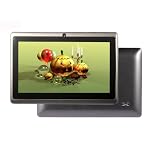 iRulu New 7″ Google Android 4.03 OS 5-point Capacitive Multi-Touchscreen Widescreen 4GB Computer Internet Tablet PC (Allwinner A13 1.2 GHZ + GPU Mali 400 MP) 512MB DDR3 Flash Player 11.1 With G Sensor