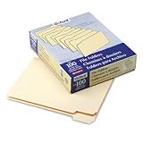 FILE FOLDERS LETTER 1/5 CUT TAB