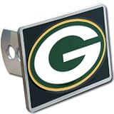 Green Bay Packers Large Zinc Trailer Hitch Cover - NFL Football Fan Shop Sports Team Merchandise