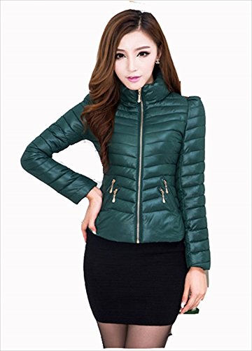 レディース ファッション ショート丈 ダウン ジャケット ポケット左右2個づつ