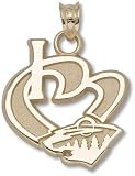 Minnesota Wild I Heart Wild 3/4 Charm/Pendant