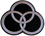 Led Zeppelin Tri Circles (John Bonham's Logo/Symbol) Embroidered Iron on Patch p367