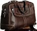 Coach Brown Pebbled Leather Hamptons Business Satchel Handbag 13964