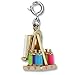 CHARM IT! I Love Art & Bookworm Charms - Two Charm Set