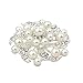 BESSKY 2015 Hot Sell Fashion Noble All-match Rhinestone Pearl Prom Brooch Pin Jewelry