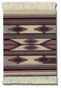 Lextra Earthtone Southwest CoasterRug CSW C