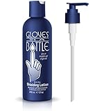 Gloves In A Bottle Shielding Lotion 8oz w/ Pump-A protective barrier against toxic chemicals, grease,oil ,dirt, paint, wood stains & grime-for woodworkers, painters, construction workers, & gardeners.