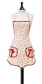 Jessie Steele Ava Bib Apron, Retro Cherries