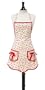Jessie Steele Ava Bib Apron, Retro Cherries