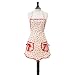 Jessie Steele Ava Bib Apron, Retro Cherries
