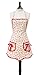 Jessie Steele Ava Bib Apron, Retro Cherries