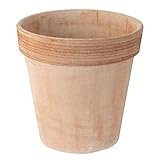 イタリア製テラコッタ鉢 スタンダードポット スクラッチ 27cm ／植木鉢