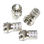 4 x F-connectors f-type plugs for wf65 Sky+ Sky HD Twin coax cable.