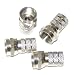 4 x F-connectors f-type plugs for wf65 Sky+ Sky HD Twin coax cable.  from HDinterconnects
