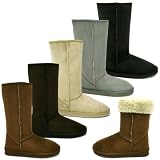 New Womens Snugg Tall Fur Classic Sheepskin Style Boots