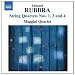 Edmund Rubbra : Quatuors � cordes n�1, 3 et 4
