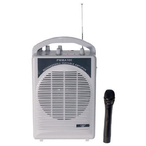 Pyle Pro PWMA100 Rechargeable Portable PA System with Wireless MIC