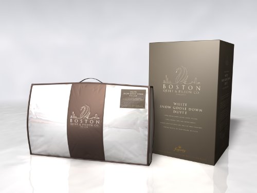 FOGARTY (FILLED PRODUCTS) LIMITED Boston Quilt & Pillow Co Bettdecke f&uuml;r Super King Size mit Schneeg&auml;nsedaunen, 10,5 Tog