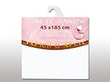 TAIE DE TRAVERSIN UNI 45*185 cm <b>SOLEIL D OCRE</b> BLANC 100% Coton 57 Fils