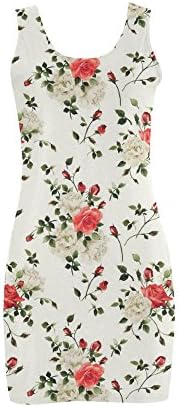 Girl Floral Sleeveless Dress Print