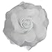 Sara Monica Flower Hair Clip and Pin: Snow Rose: Made in the USA