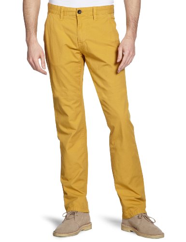 TOM TAILOR Herren Hose 64002016210/Marvin Casual Chino, Gr. 34/34, Gelb (3181) Preisvergleich