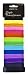 Shany Ponytail Holder Rubber Band, Assorted Colors, 3 Ounce (Pack of 2)