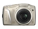 Canon PowerShot SX 130 IS Digitalkamera (12 Megapixel, 12-fach opt. Zoom, 7,5 cm (2,95 Zoll) Display, bildstabilisiert ) silber